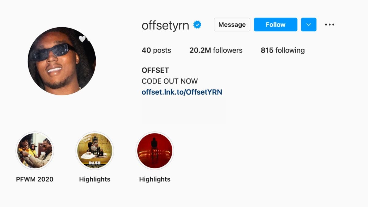 Instagram Offset