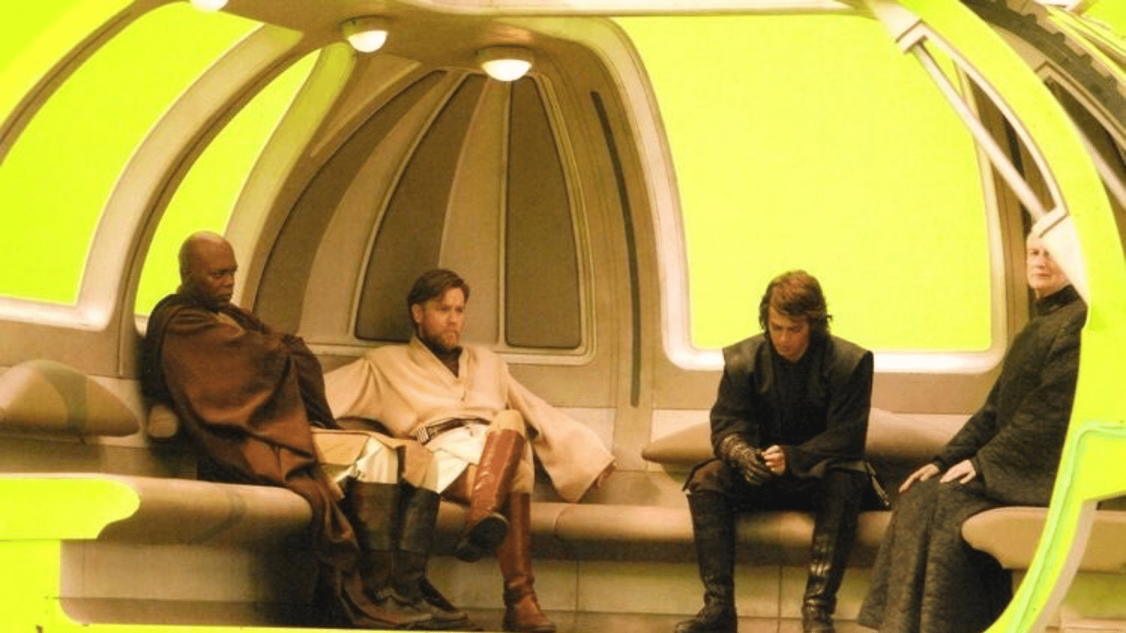 Awkward Star Wars BTS Photo