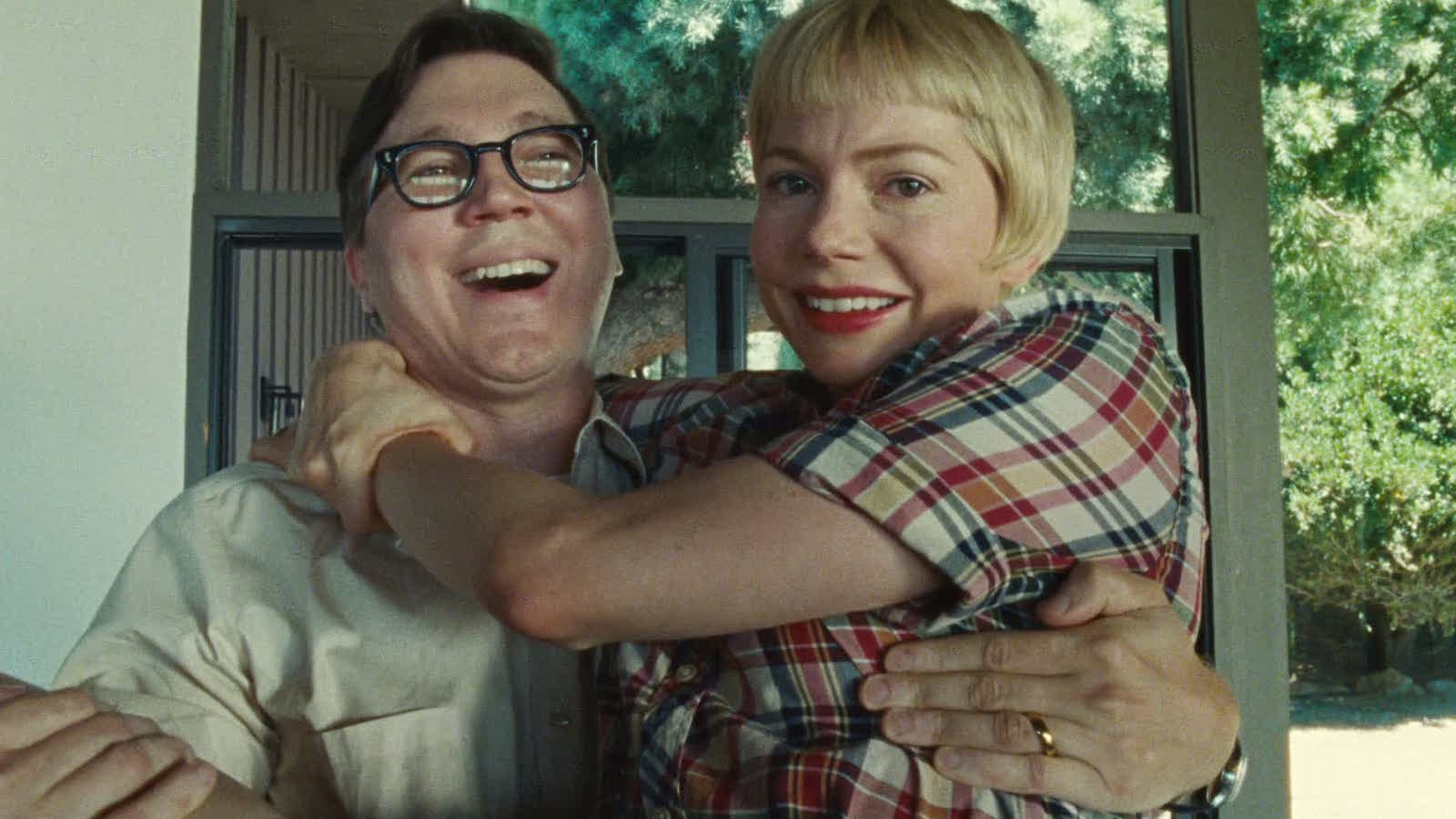 Paul Dano carries Michelle Williams