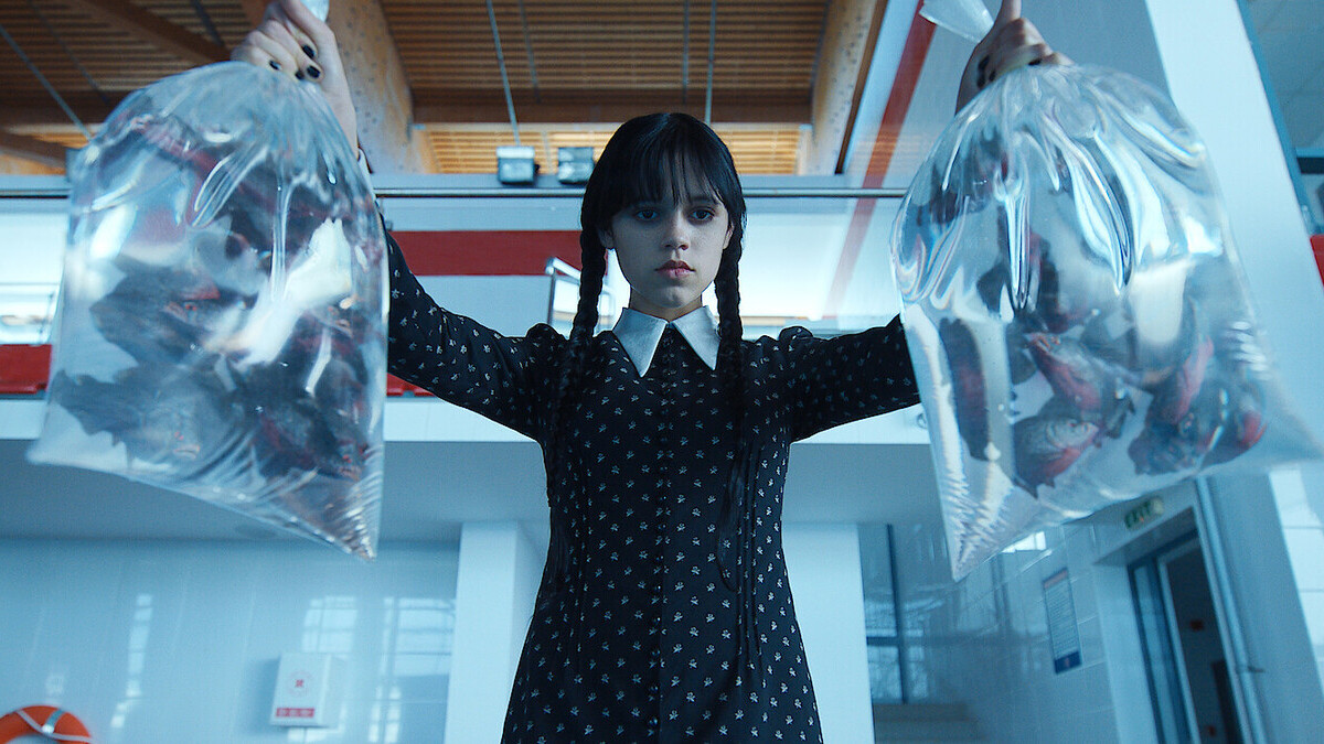 Jenna Ortega as Wednesday Addams in 'Wednesday'