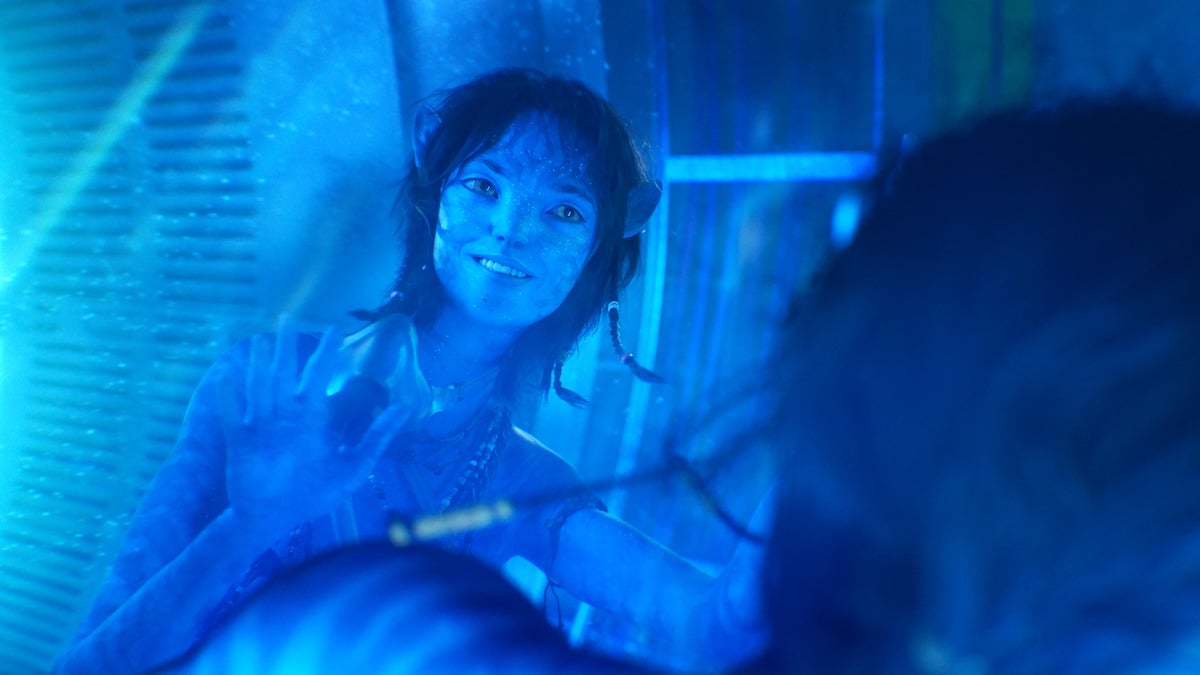 Sigourney Weaver as Kiri in 'Avatar: The Way of Water'