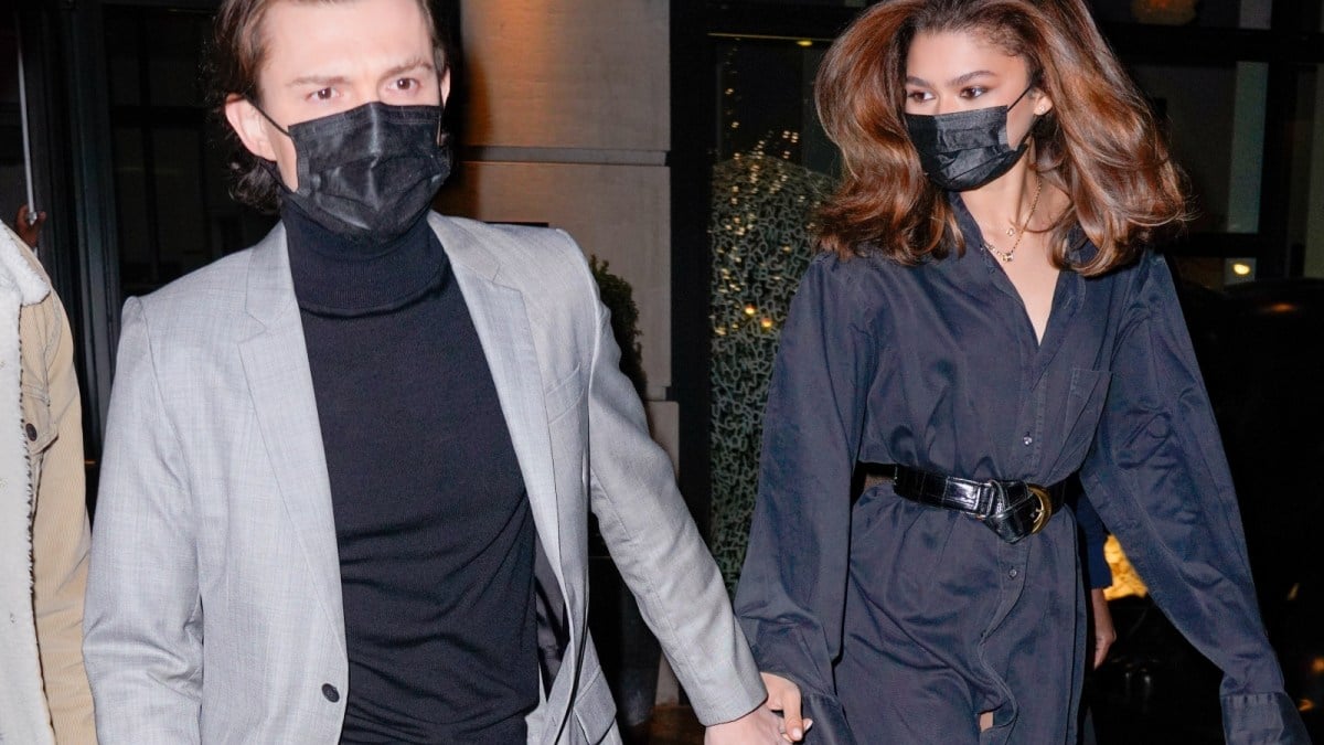 Tom Holland and Zendaya Celebrity Sightings In New York City - February 16, 2022