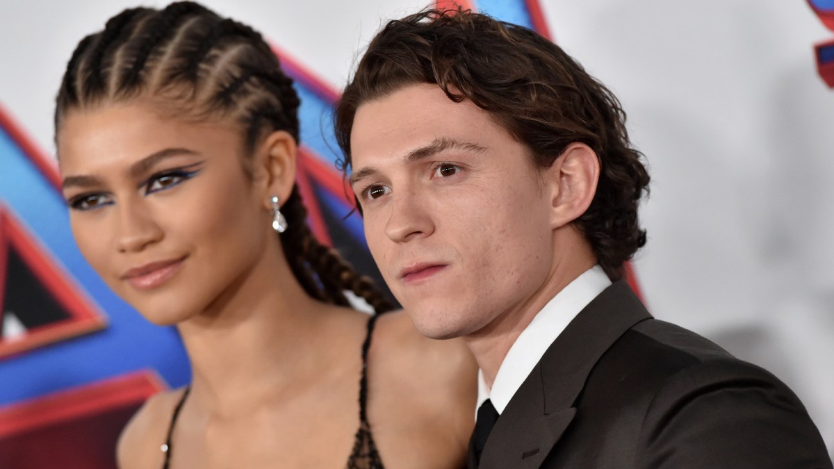 Zendaya and Tom Holland attend Sony Pictures' "Spider-Man: No Way Home" Los Angeles Premiere