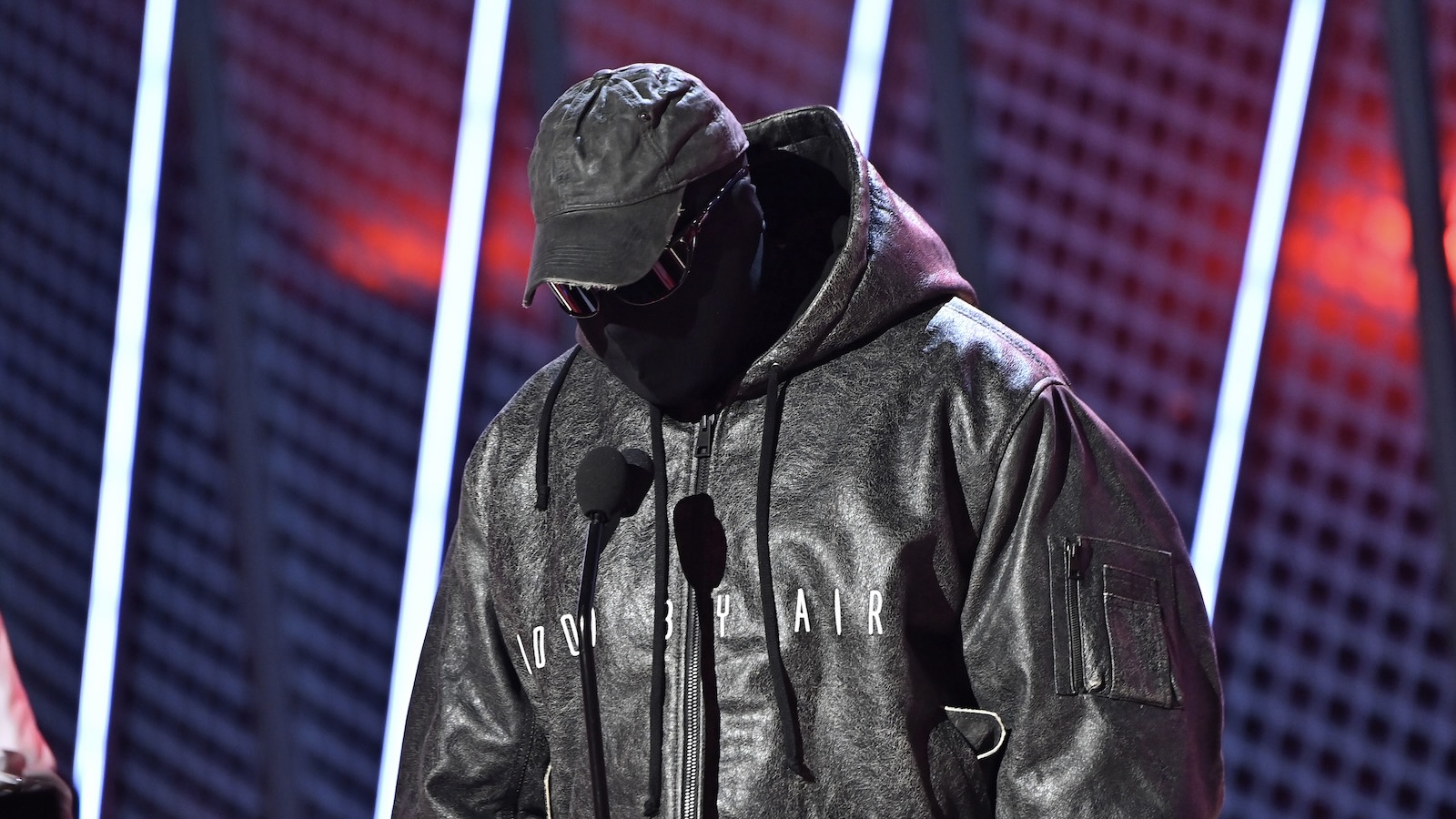 LOS ANGELES, CALIFORNIA - JUNE 26: Kanye West onstage during the 2022 BET Awards at Microsoft Theater on June 26, 2022 in Los Angeles, California.