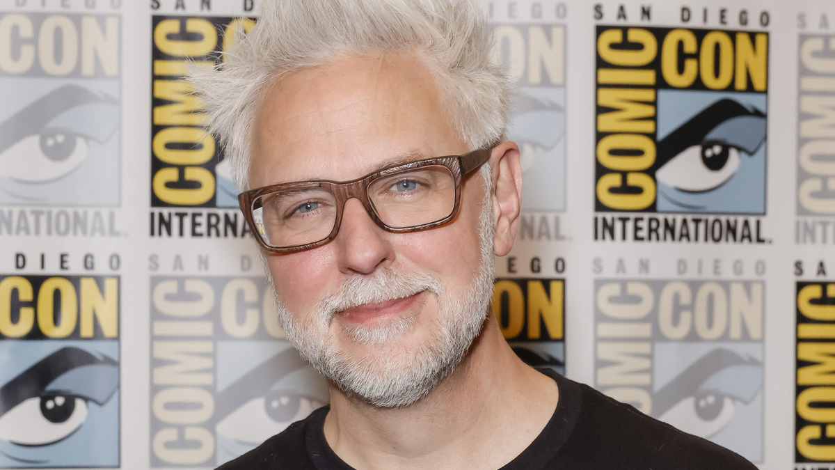 James Gunn attends the Marvel Cinematic Universe press line during 2022 Comic Con International: San Diego