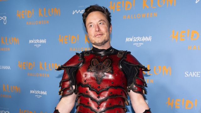 Elon Musk attends Heidi Klum's 21st Annual Halloween Party at Sake No Hana at Moxy Lower East Side on October 31, 2022 in New York City. (Photo by Gotham/FilmMagic)