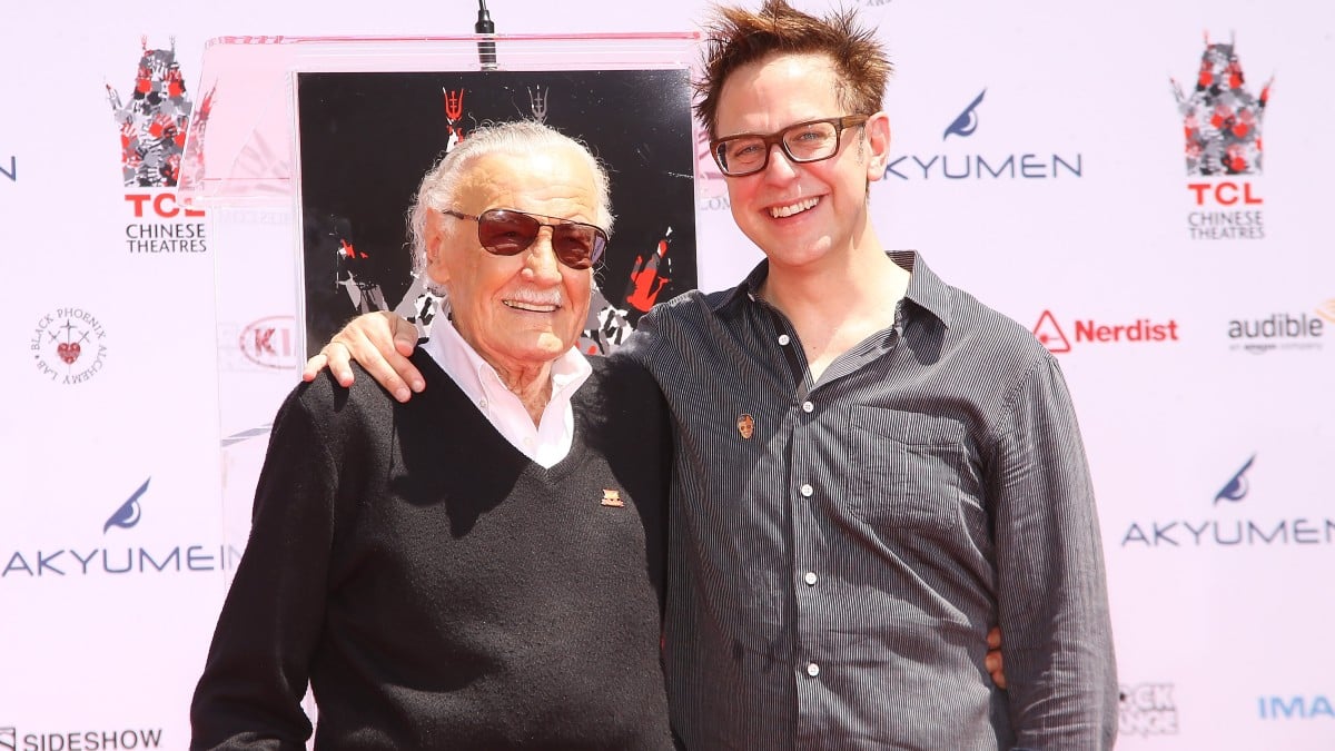 James Gunn and Stan Lee - Getty