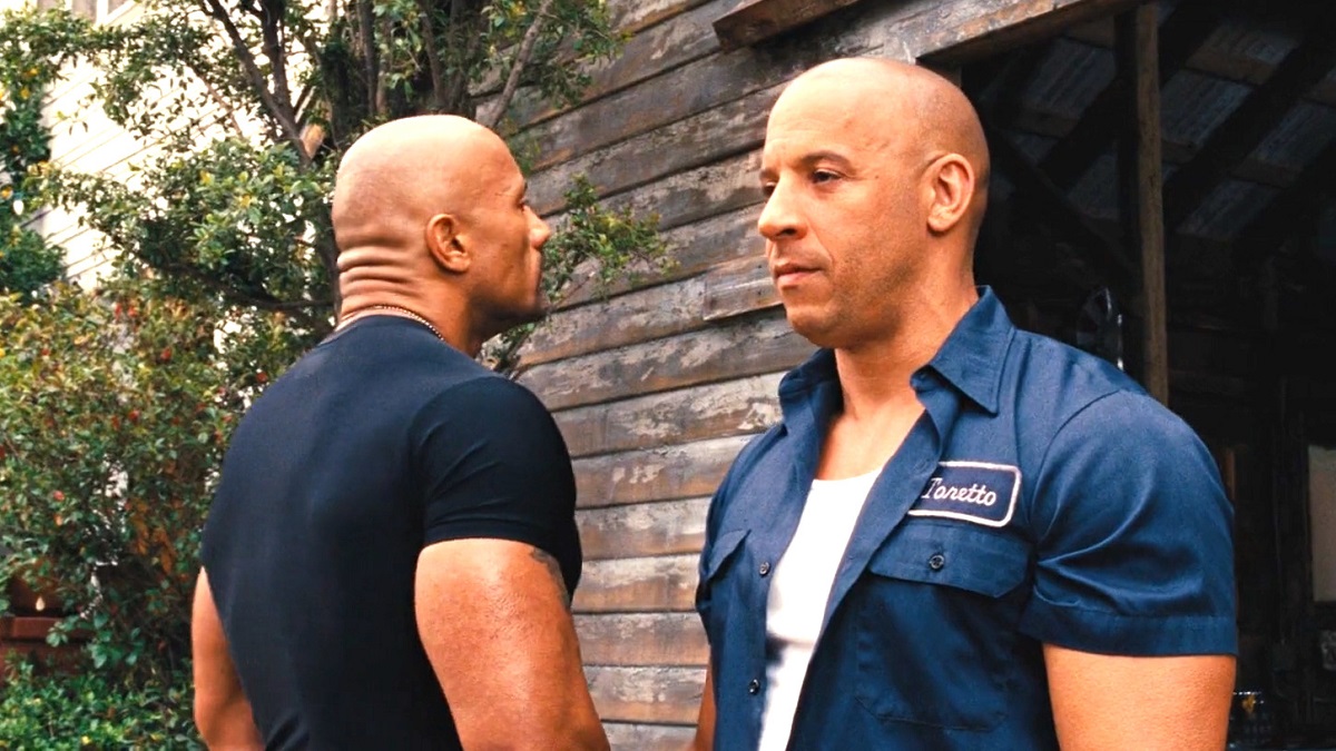 dwayne johnson vin diesel fast & furious