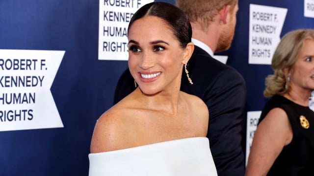 Meghan, Duchess of Sussex attends the 2022 Robert F. Kennedy Human Rights Ripple of Hope Gala at New York Hilton on December 06, 2022 in New York City.