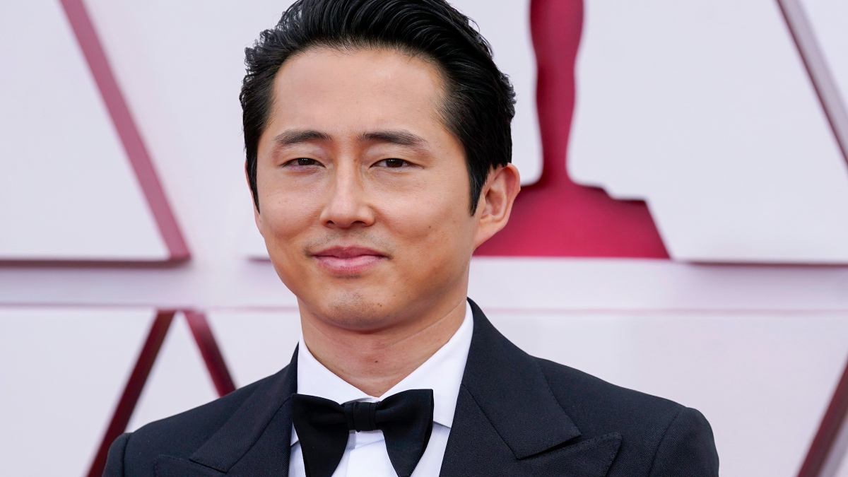 Steven Yeun at the 93rd Annual Academy Awards