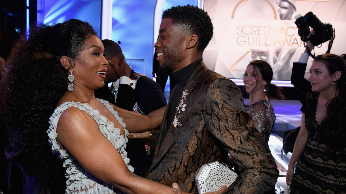 Angela Bassett Chadwick Boseman