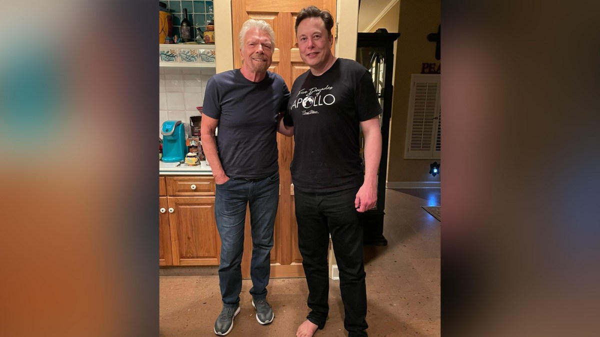 Richard Branson Elon Musk