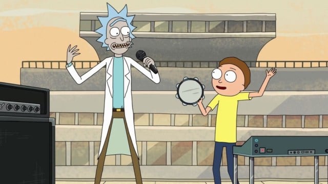 Screengrab of 'Rick and Morty' on Adult Swim