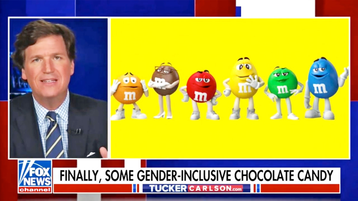 Screengrab of Tucker Carlson on Fox News