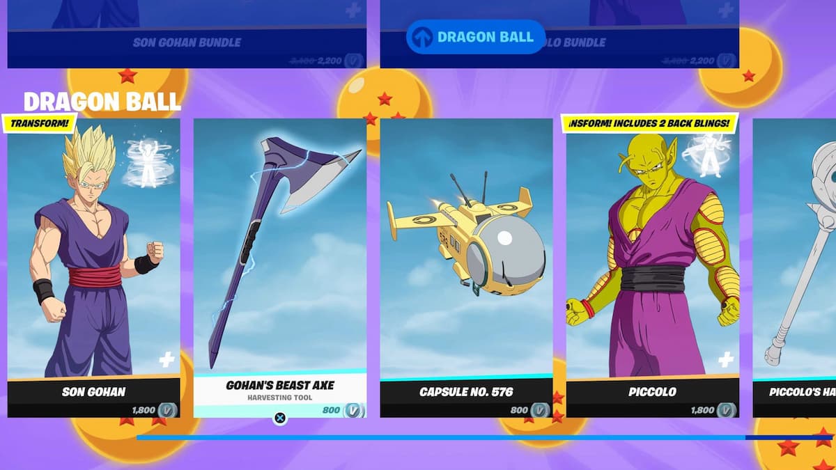 Gohan's Beast Axe in 'Fortnite'