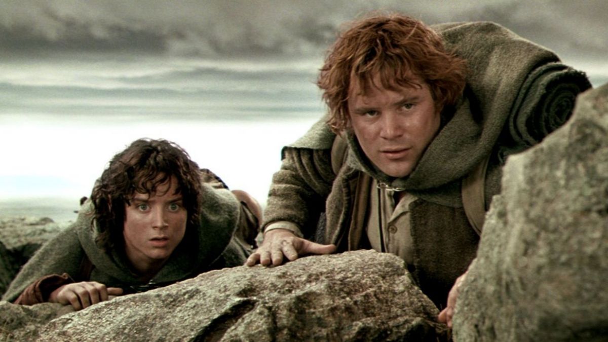 Sam and Frodo in Lord of the Rings