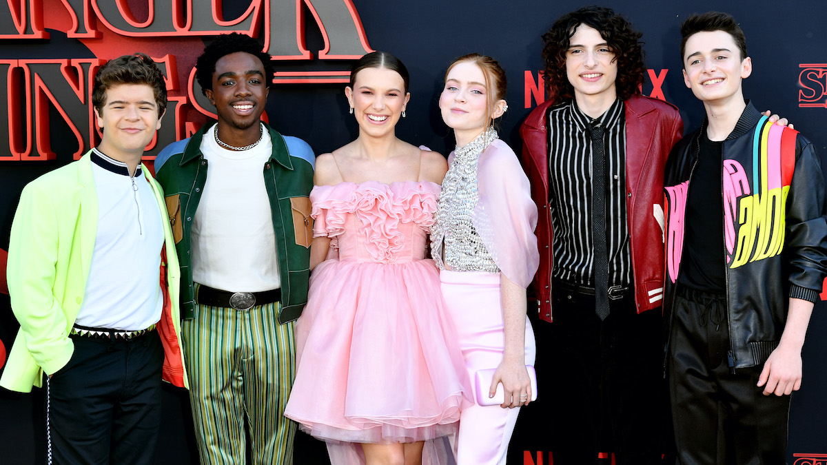 The cast of Stranger Things