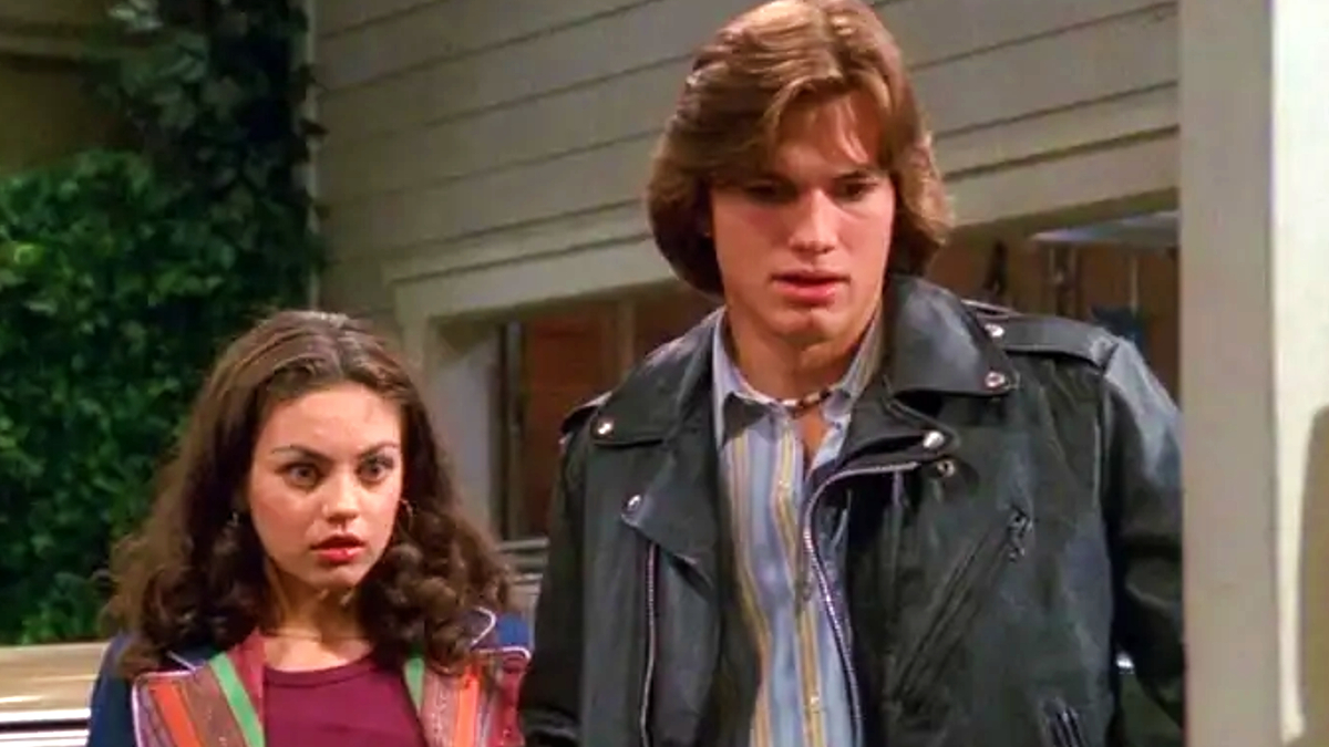 Ashton Kutcher and Mila Kunis in That '70s Show