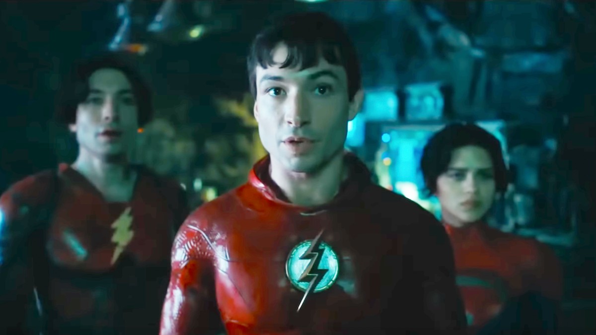 Ezra Miller as the Flash