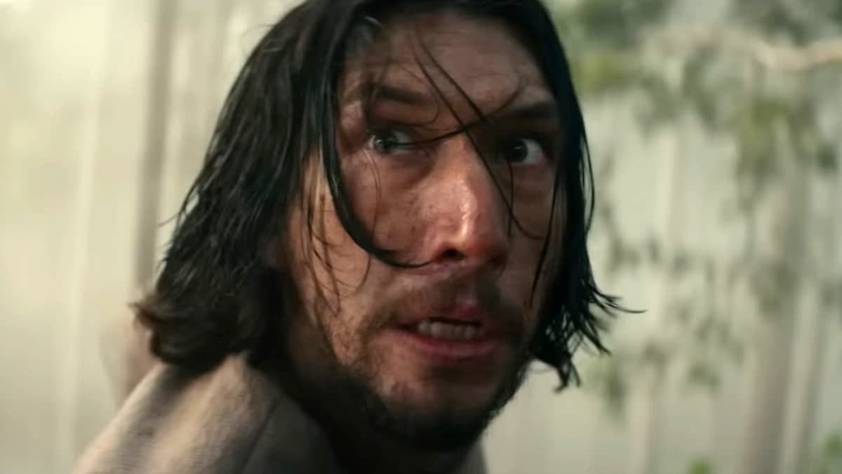 Adam Driver scared in '65'