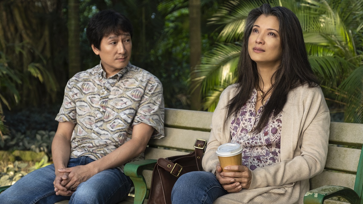 FINDING ‘OHANA (L to R) KE QUAN as GEORGE, KELLY HU as LEILANI in FINDING ‘OHANA.