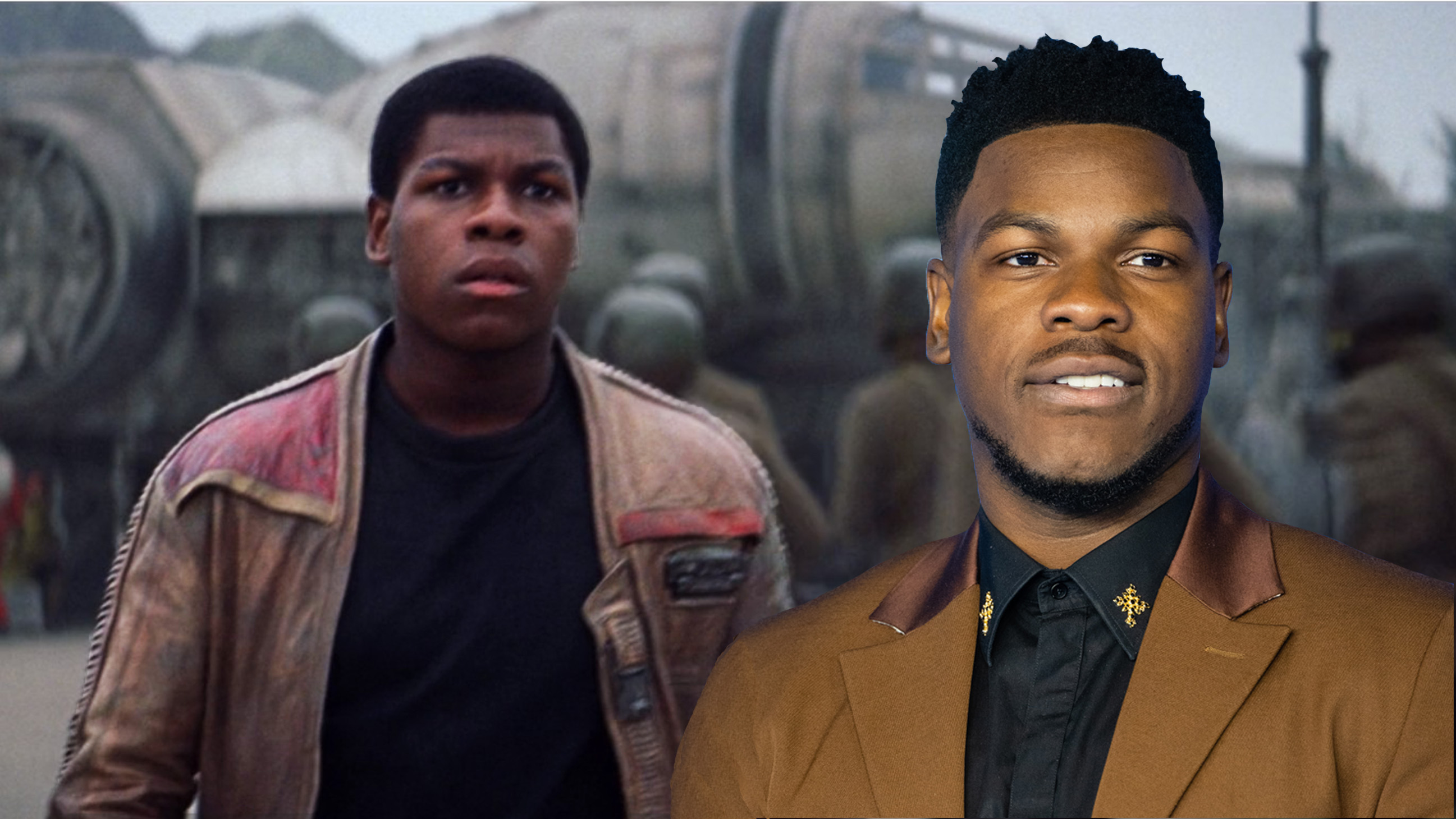 John Boyega alongside Finn