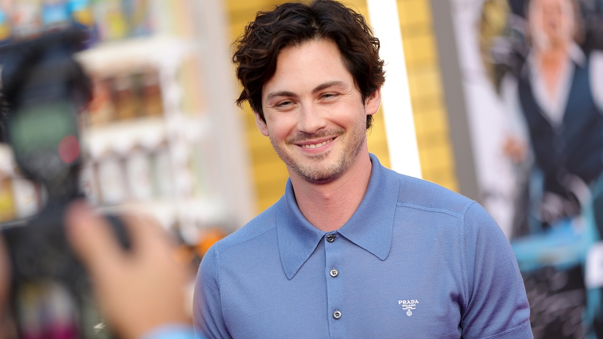 LOS ANGELES, CALIFORNIA - AUGUST 01: Logan Lerman attends the Los Angeles premiere of Columbia Pictures' "Bullet Train" at Regency Village Theatre on August 01, 2022 in Los Angeles, California.