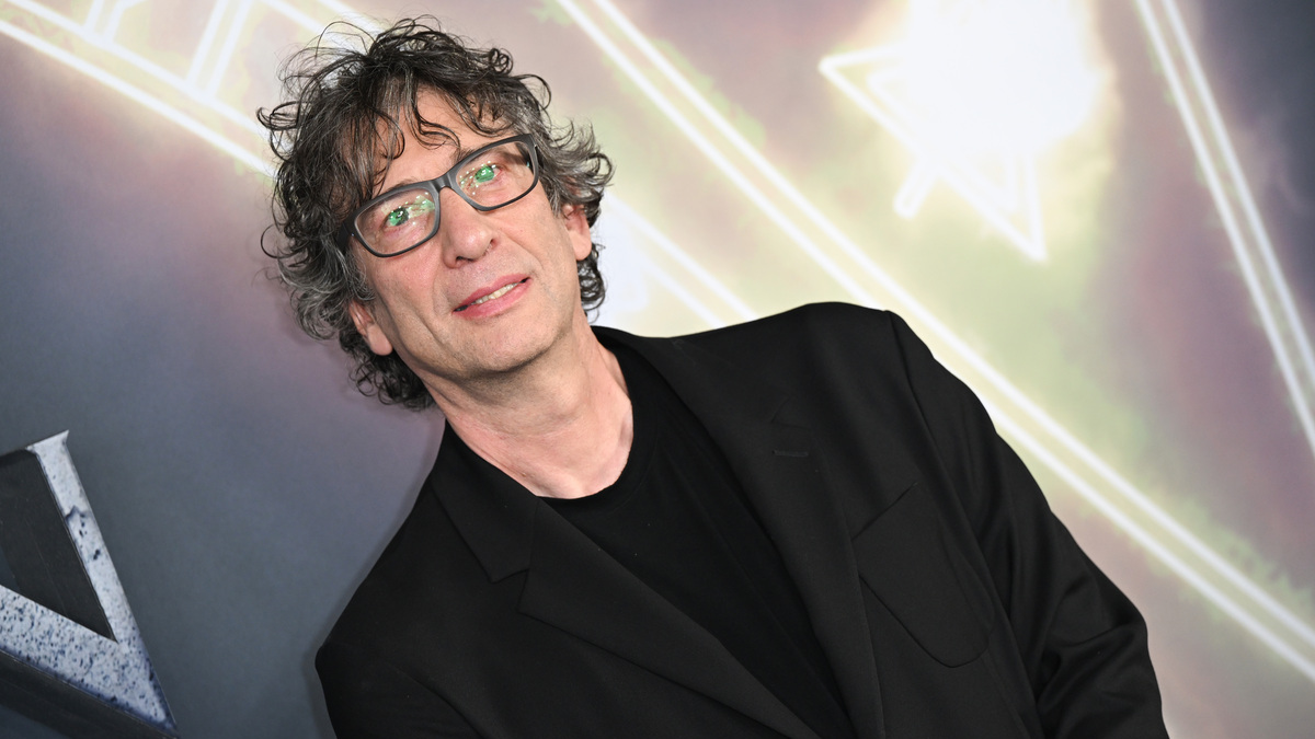 Neil Gaiman attends "The Sandman" World Premiere at BFI Southbank on August 03, 2022