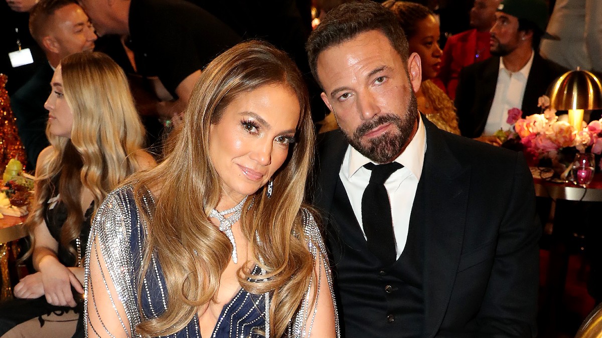 Jennifer Lopez and Ben Affleck at Grammys - Getty