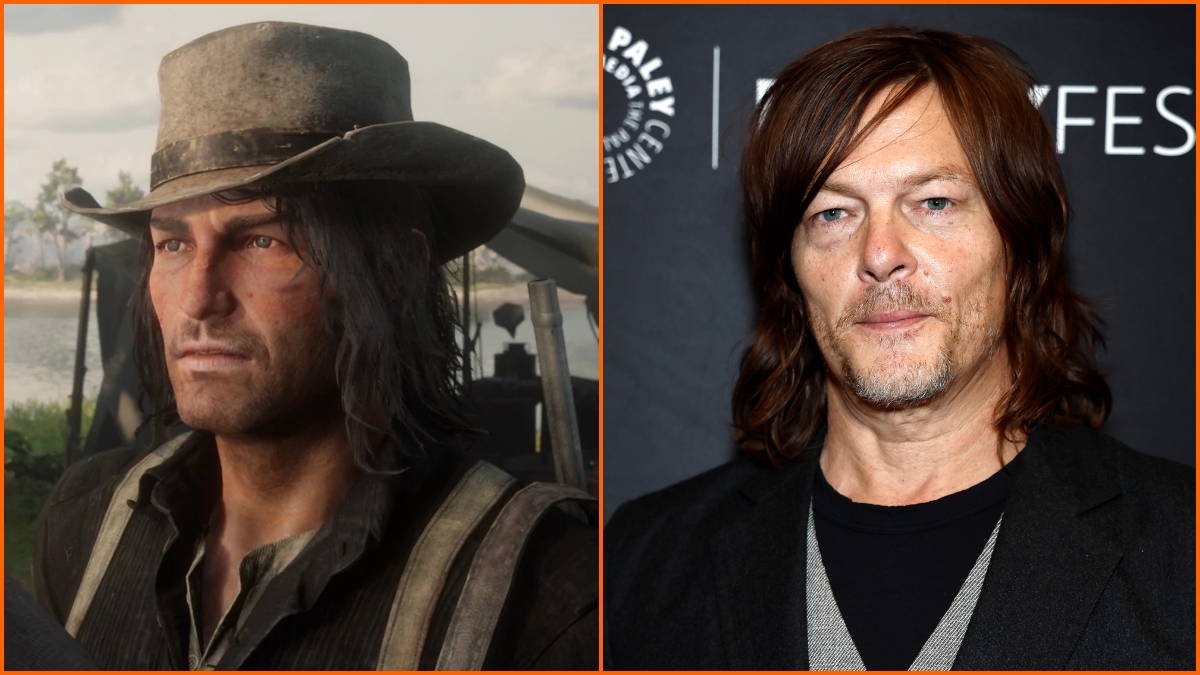 John Marston and Norman Reedus