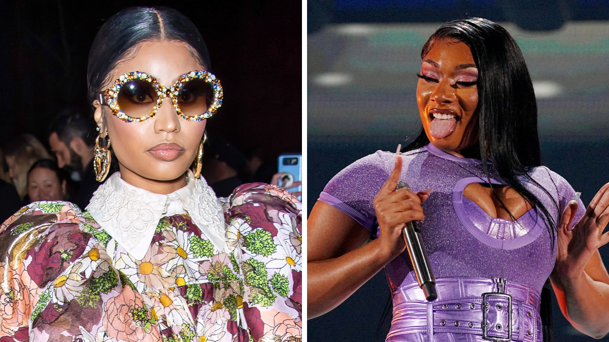 Nicki Minaj and Megan Thee Stallion side-by-side