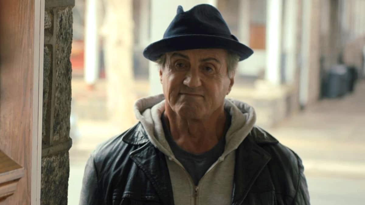 Rocky with hat in 'Creed II'