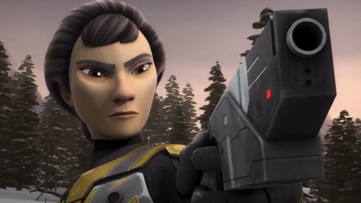 Ursa Wren as she appears in Star Wars: Rebels/ Disney Plus