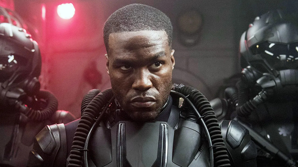 Yahya Abdul-Mateen II as Black Manta in 'Aquaman'