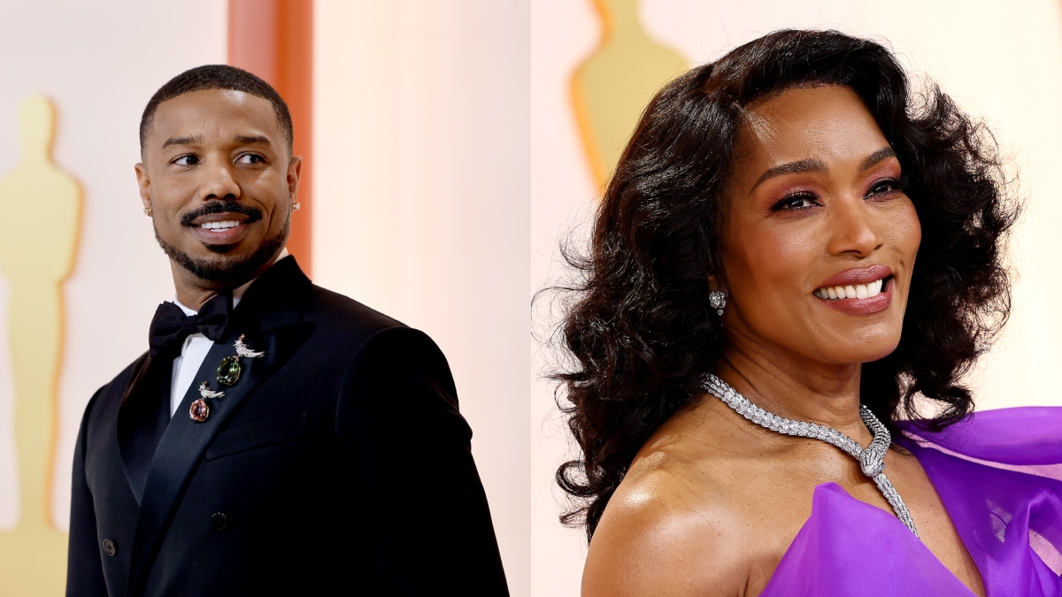 Michael B. Jordan Angela Bassett Oscars Getty