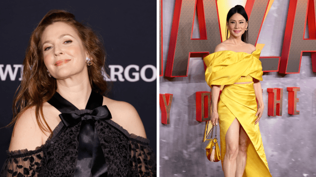 Lucy Liu and Drew Barrymore side by side