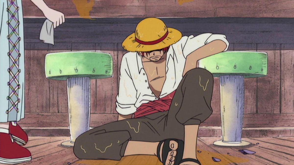 Shanks with the straw hat in One Piece