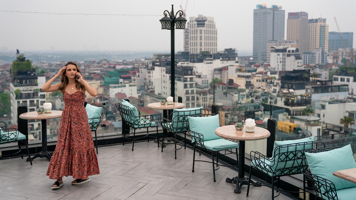 A Tourist's Guide to Love. Rachael Leigh Cook as Amanda in A Tourist's Guide to Love.