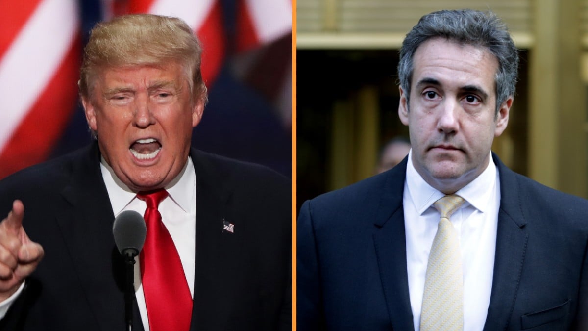 Donald Trump and Michael Cohen - Getty