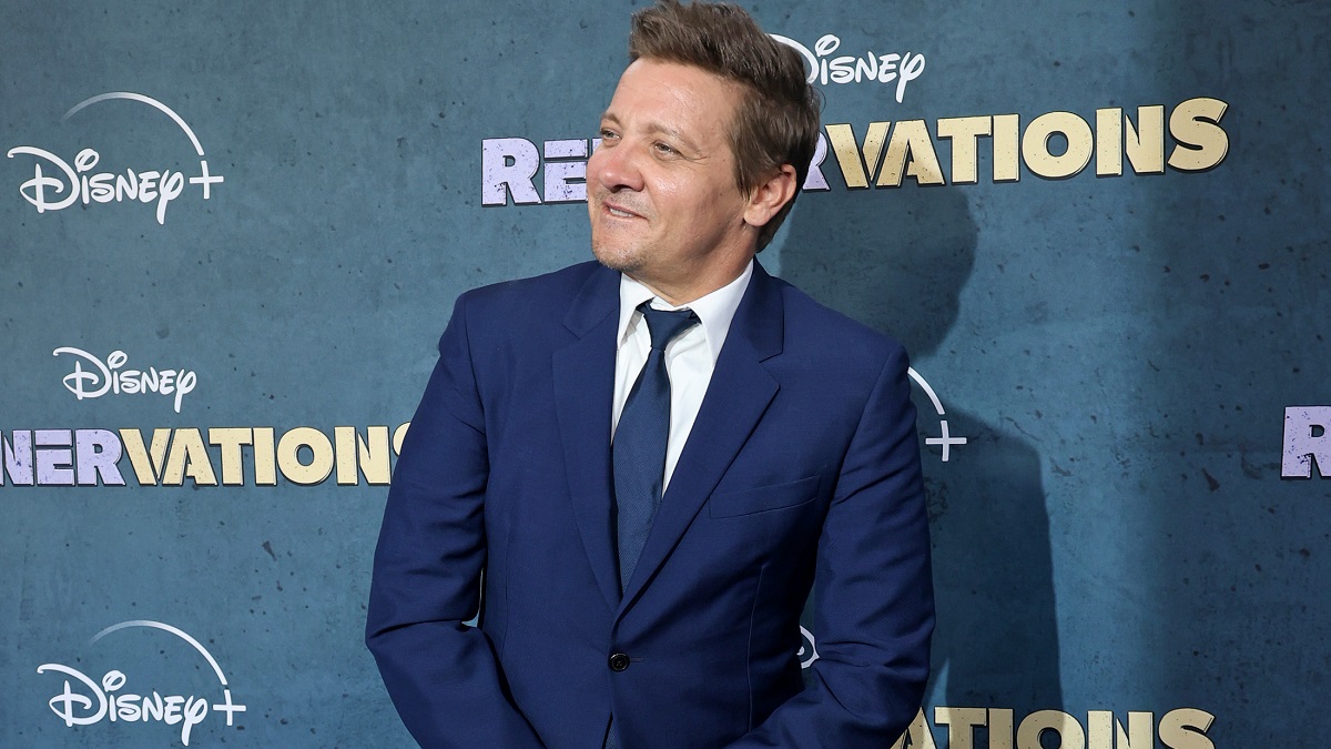 LOS ANGELES, CALIFORNIA - APRIL 11: Jeremy Renner attends Disney+'s original series "Rennervations" Los Angeles premiere at Regency Village Theatre on April 11, 2023 in Los Angeles, California.