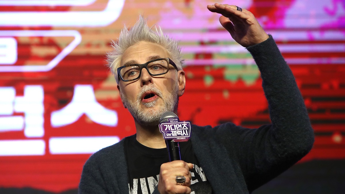 SEOUL, SOUTH KOREA - APRIL 18: Director James Gunn attends the press conference for "Guardians Of The Galaxy Vol.3" at the Conrad Hotel on April 18, 2023 in Seoul, South Korea.