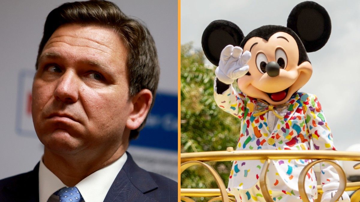 Ron DeSantis and Disney - Getty