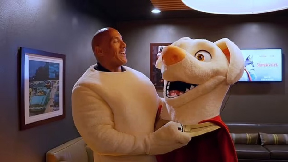 dwayne johnson dc league of super pets