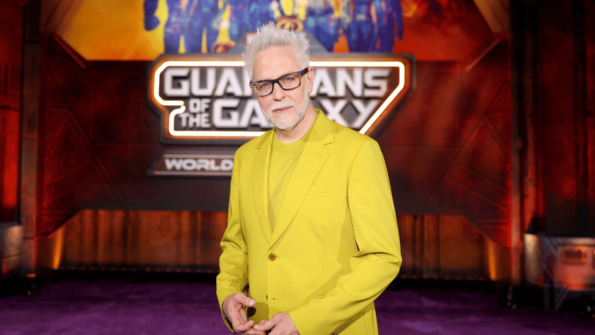 James Gunn on the 'Guardians of the Galaxy Vol. 3' red carpet