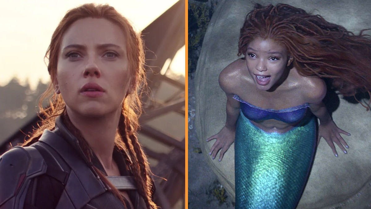 Black Widow and Little Mermaid