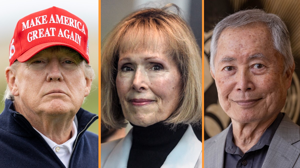 Donald Trump-E. Jean Carroll-Geoge Takei - Getty