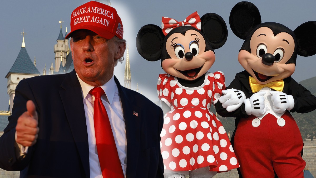 Donald Trump and Disney - Getty