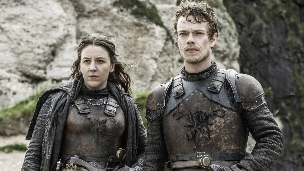 Theon and Yara Greyjoy from game of thrones