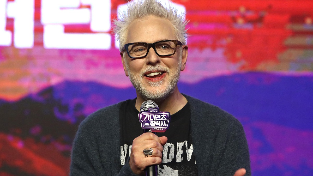 SEOUL, SOUTH KOREA - APRIL 18: Director James Gunn attends the press conference for "Guardians Of The Galaxy Vol.3" at the Conrad Hotel on April 18, 2023 in Seoul, South Korea.