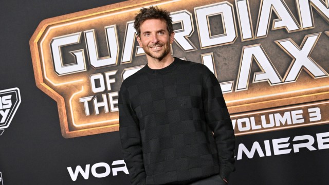HOLLYWOOD, CALIFORNIA - APRIL 27: Bradley Cooper attends the World Premiere of Marvel Studios' "Guardians of the Galaxy Vol. 3" on April 27, 2023 in Hollywood, California.